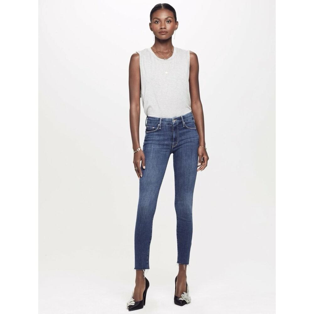 Mother Denim Rascal Ankle Snippet Girl Crush Blue Denim Jeans Women’s Size 25